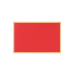 Bi-Office Earth Fixed bulletin board Red Felt