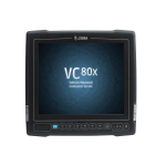 Zebra VC80X 10IN STD OUTDOOR DISPLAY 4GB/32GB MMC ANDR 2USB 2RS232 1.8 GHz APQ8056 26.4 cm (10.4