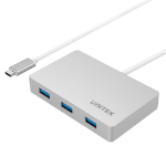 UNITEK Y-3190 interface hub USB 3.2 Gen 1 (3.1 Gen 1) Type-C 5000 Mbit/s Silver