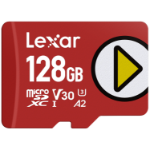 Lexar 0000000933080 128 GB MicroSDXC UHS-I Class 10