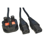 Cables Direct RB-333 power cable Black 2.5 m