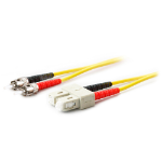 AddOn Networks 15m ST-SC fiber optic cable 590.6" (15 m) Yellow