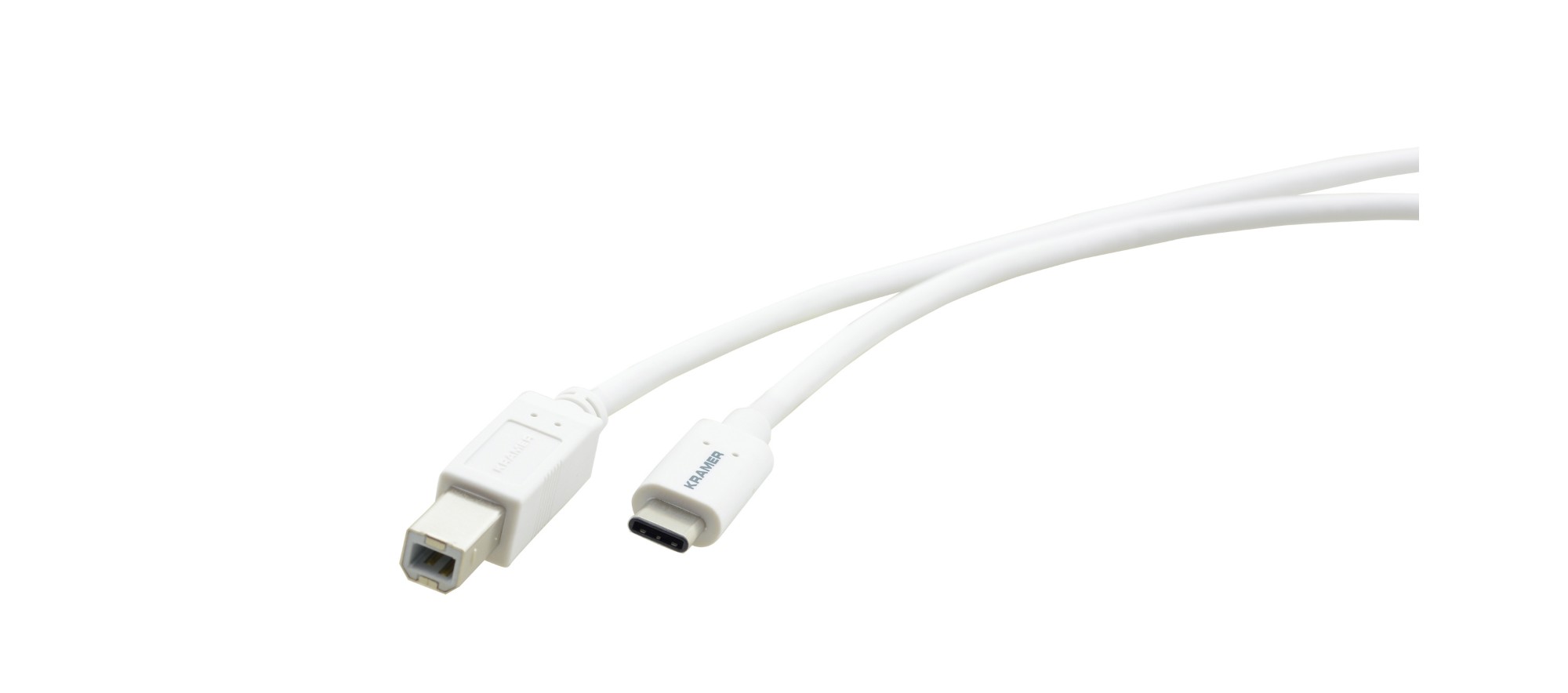 Kramer Electronics C-USB/CB-10 USB cable USB 2.0 3 m USB C USB B White