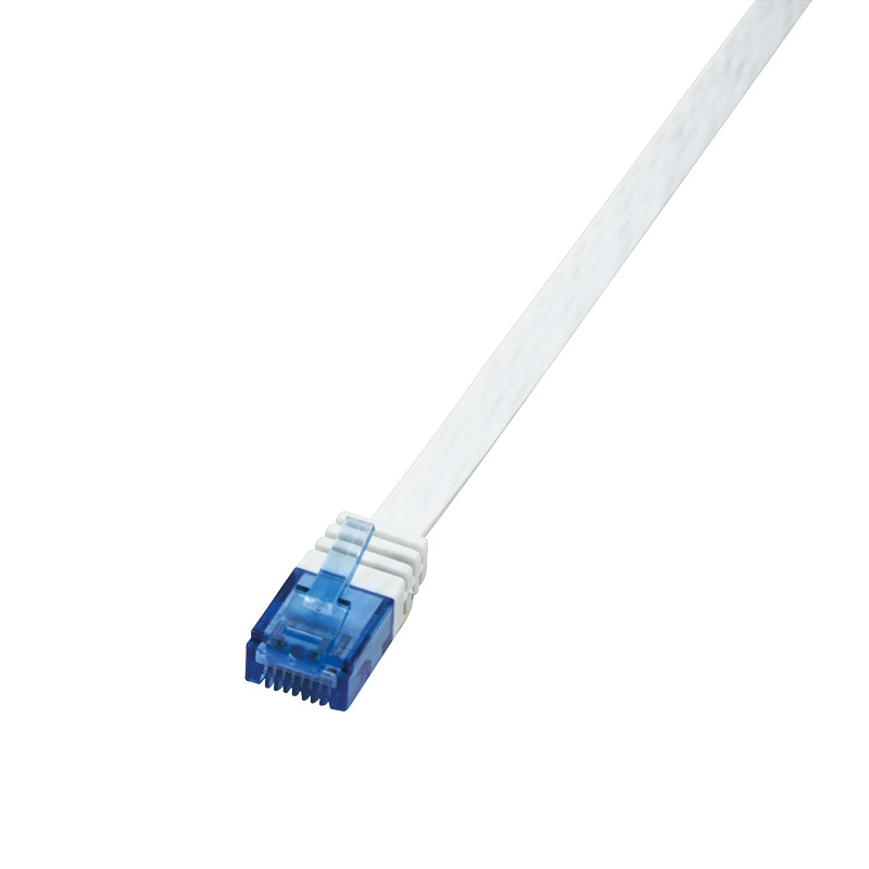 Photos - Cable (video, audio, USB) LogiLink 0.5m Cat6 U/UTP RJ45 networking cable White U/UTP  CF2021U (UTP)