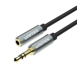 UNITEK Y-C932ABK audio cable 1 m 3.5mm Black, Grey