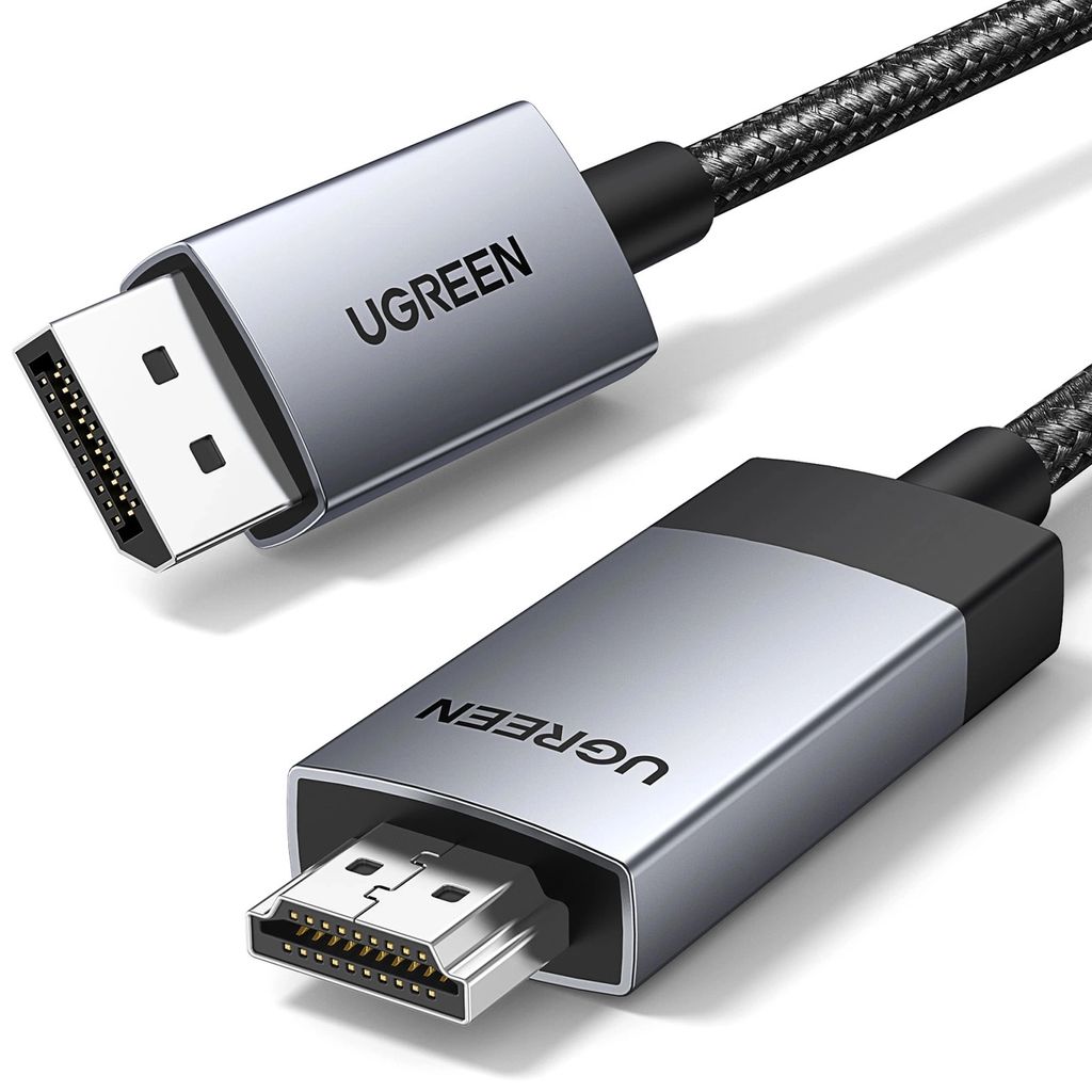 EU Product - DisplayPort to HDMI Cable 4K 60Hz, 3m - Gray thumbnail