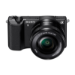 Sony Alpha 5100L, fotocamera mirrorless con obiettivo 16-50 mm, attacco E, sensore APS-C, 24.3 MP