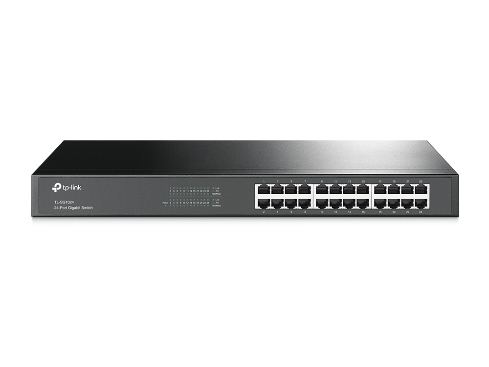 Image of TP-Link TL-SG1024 network switch Unmanaged L2 Gigabit Ethernet...