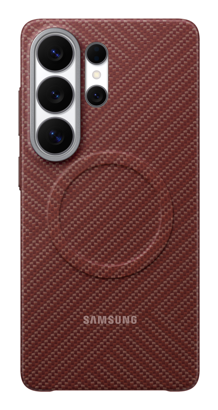 Samsung M3 Carbon Magnet Coralred mobile phone case 17.5 cm (6.9"