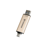 Transcend JetFlash 930C USB flash drive 512 GB USB Type-A / USB Type-C 3.2 Gen 1 (3.1 Gen 1) Goud