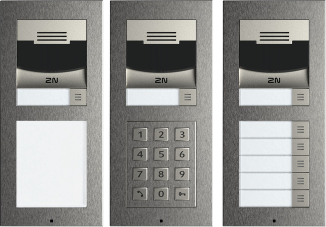 Image of 2N IP Verso 2.0 with 5MP Camera and 1 button (Brushed Nickel)
