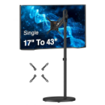 Siig CE-MT5E11-S1 monitor mount / stand 43" Floor Black
