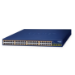 PLANET 48-Port 10/100/1000T 802.3at GSW-5240HP Unmanaged Gigabit Ethernet (10/100/1000) Power over Ethernet (PoE) 1U Blue