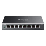 TP-Link Omada ES208GP network switch Managed L2 Gigabit Ethernet (10/100/1000) Power over Ethernet (PoE) DIN rail Black
