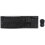 Logitech MK270 keyboard Mouse included Office RF Wireless Black