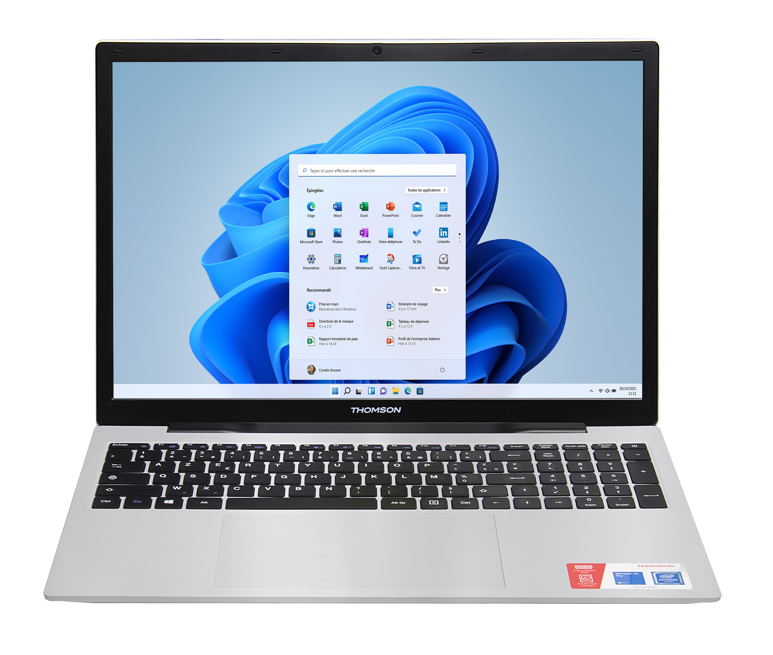 Image of Thomson NEO 17 Laptop 43.9 cm (17.3") HD+ Intel® Celeron® N4020...