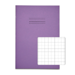 Rhino A4 Exercise Book 80 Page Purple S10 (Pack of 50)