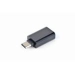 Cablexpert CC-USB2-CMAF-A tussenstuk voor kabels USB Type-C USB Type-A Zwart