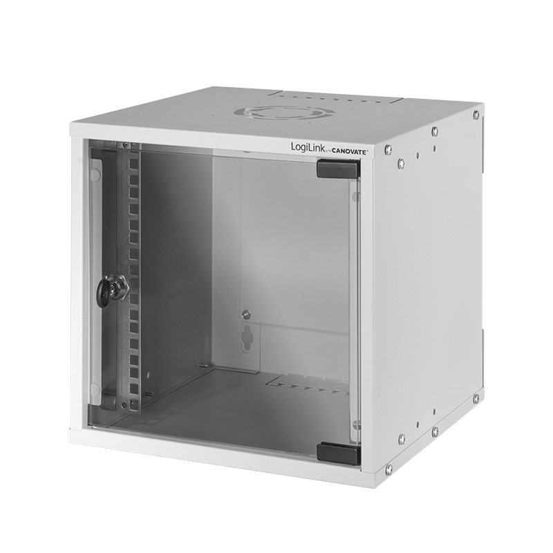 LogiLink 10" wall mount cabinet EconLine, 4U, grey