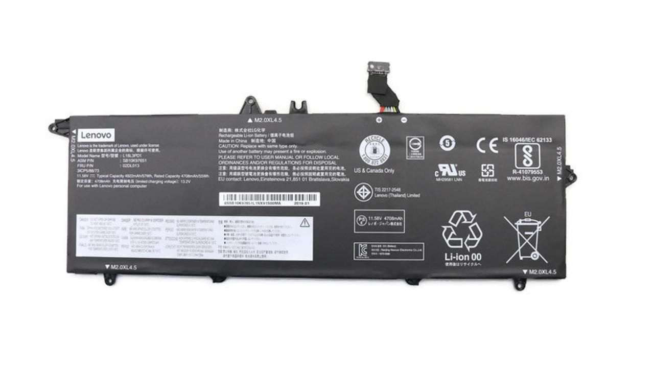 Lenovo Internal, 3c, 57Wh, LiIon, SMP 5B10W13910, Battery, Lenovo...
