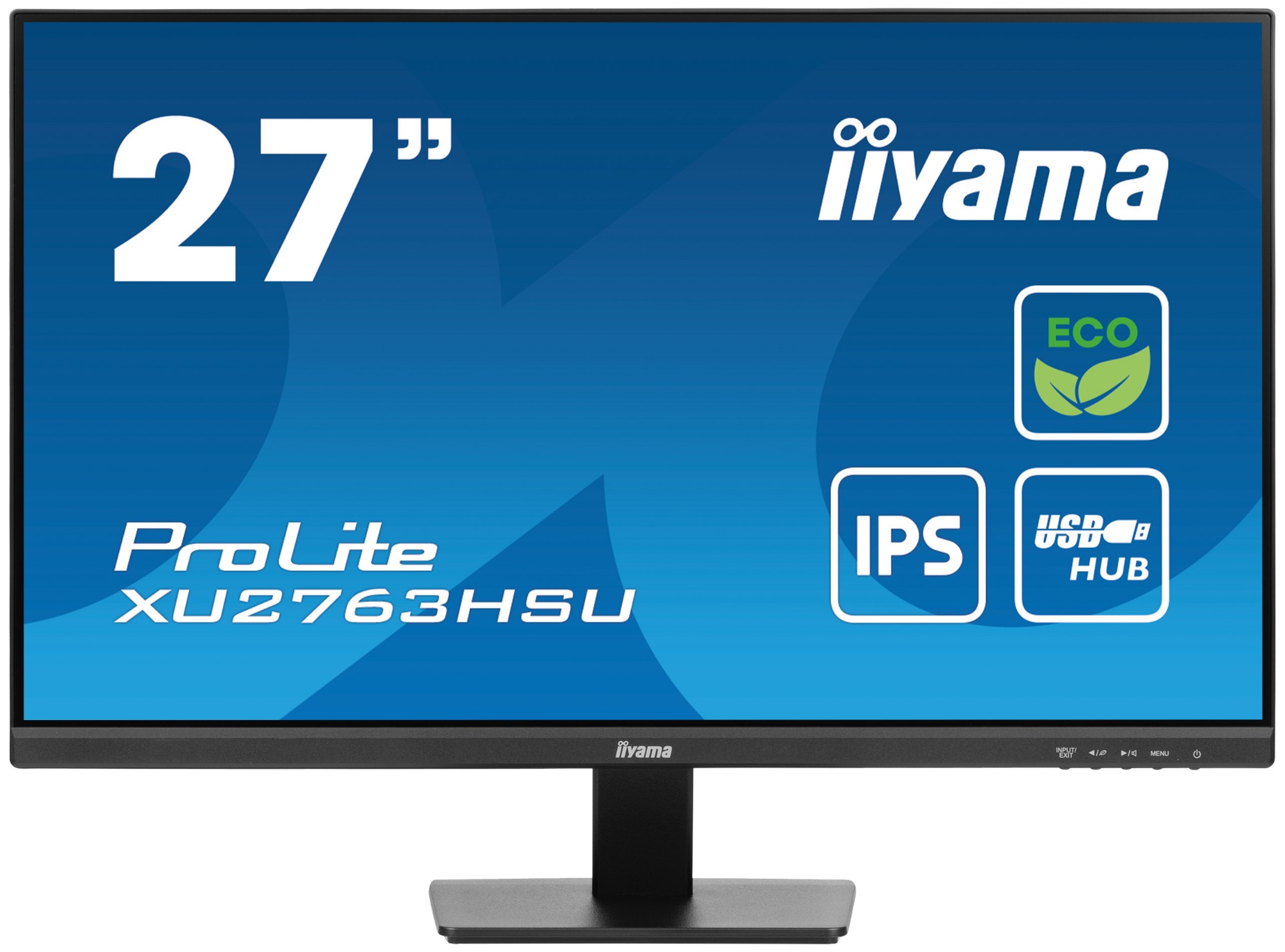 iiyama ProLite XU2763HSU-B1 computer monitor 68.6 cm (27") 1920 x 1080 pixels Full HD LED Black