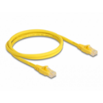 DeLOCK 80101 netwerkkabel Geel 1 m Cat6a U/UTP (UTP)