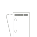 Middle Atlantic 44 RU Rear Access Panel for WR Racks