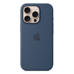 Apple iPhone 16 Pro Silicone Case with MagSafe - Denim