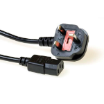 ACT Netsnoer UK connector - C13 zwart 2,5 m