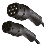 LogiLink EVC0120 electric vehicle charging cable Black Type 2 3 2.5 m