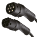 LogiLink EVC0120 electric vehicle charging cable Black Type 2 3 2.5 m
