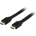 Deltaco HDMI-1070F HDMI cable 10 m HDMI Type A (Standard) Black
