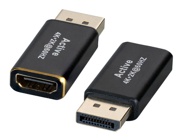 Image of EFB Elektronik EB484-4K60 cable gender changer DisplayPort HDMI Black