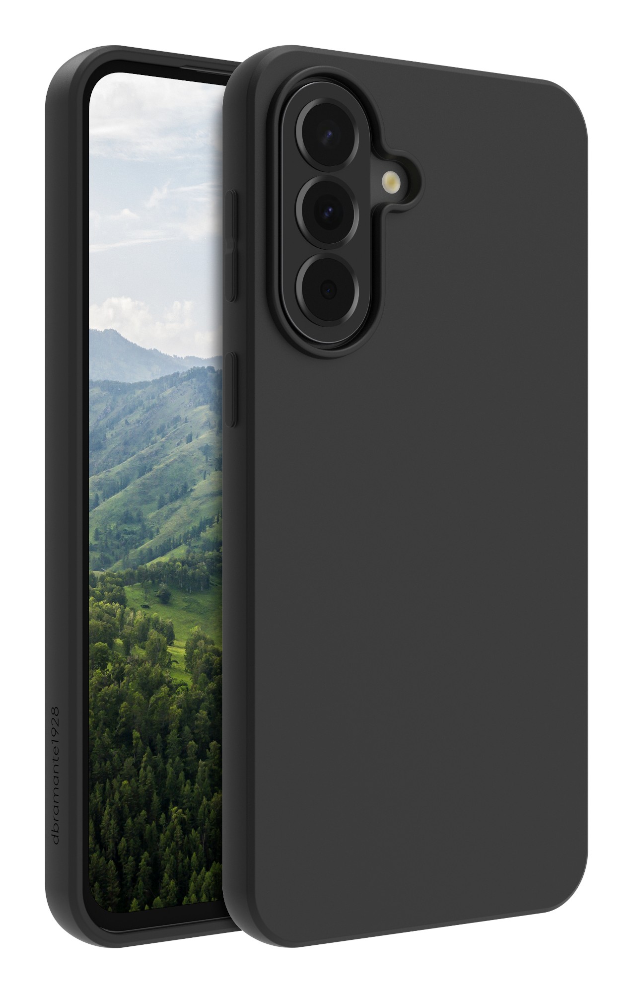 Nuuk - Back cover for mobile phone - bulk - plastic - black - for Samsung Galaxy A37