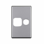 4Cabling 040.0.0109 wall plate/switch cover Silver