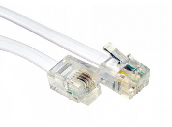 Image of Cables Direct RJ11 - RJ11, 1m White