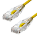 ProXtend Ultra Slim CAT6A U/UTP CU LSZH Ethernet Cable Yellow 1M