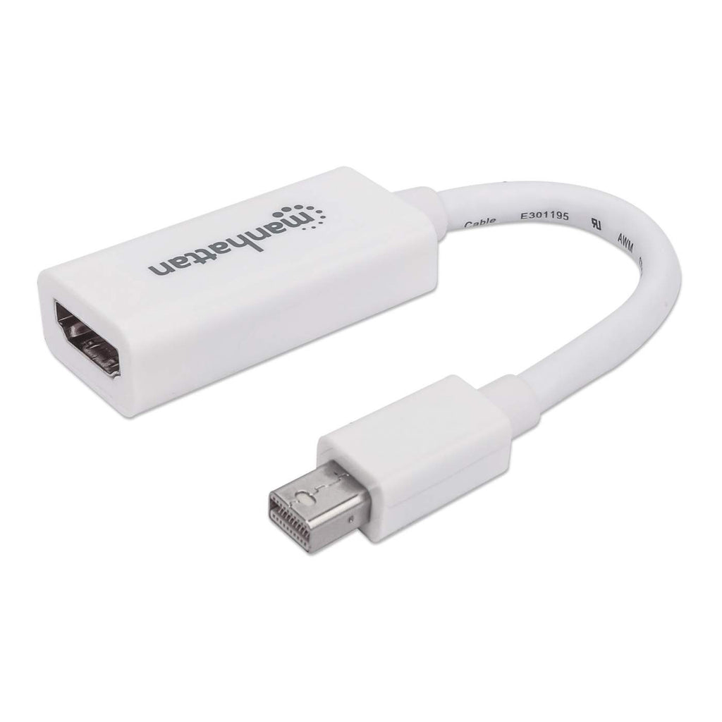Image of Manhattan Mini DisplayPort 1.1 to HDMI Adapter Cable, 1080p@60Hz,...