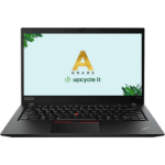 upcycle it Lenovo ThinkPad T490s (Refurbished) Visuelt Grade A/B Intel® Core™ i7 i7-8565U Laptop 35.6 cm (14") Full HD 16 GB DDR4-SDRAM 256 GB SSD Windows 11 Pro Nordic Black