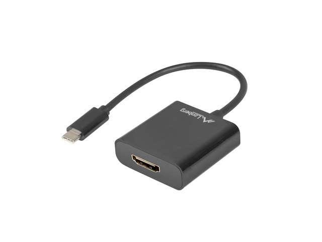 Image of Lanberg AD-UC-HD-01 USB graphics adapter 1920 x 1200 pixels Black