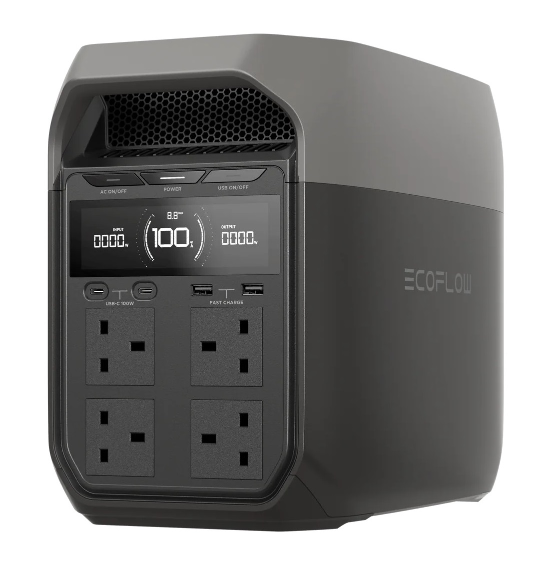 EcoFlow DELTA 3 Portable Power Station 1024Wh 1800W PV500W