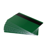 Newbold Forest Green 760 Micron Plastic Cards With Hi-Co Magnetic Stripe (Pack of 100)