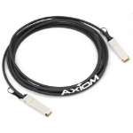 Axiom QSFP+ / QSFP+, 3m InfiniBand/fibre optic cable 118.1" (3 m) QSFP+ Black