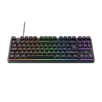 TECWARE Phantom+ 80% TKL RGB Mechanical Gaming Keyboard with Wraith Brown Switches Black