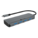 ICY BOX IB-DK4022a-CPD Wired USB 3.2 Gen 1 (3.1 Gen 1) Type-C Aluminium, Silver