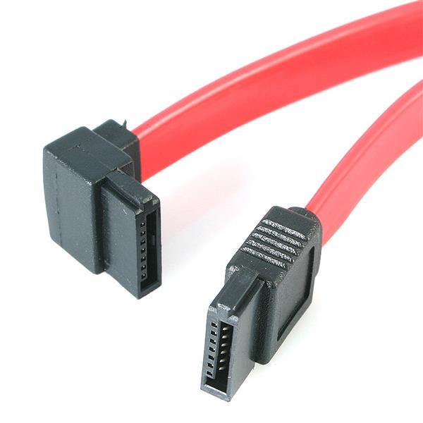 Image of StarTech.com 6in SATA to Left Angle SATA Serial ATA Cable
