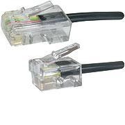 Microconnect MPK460S telephone cable 10 m Black