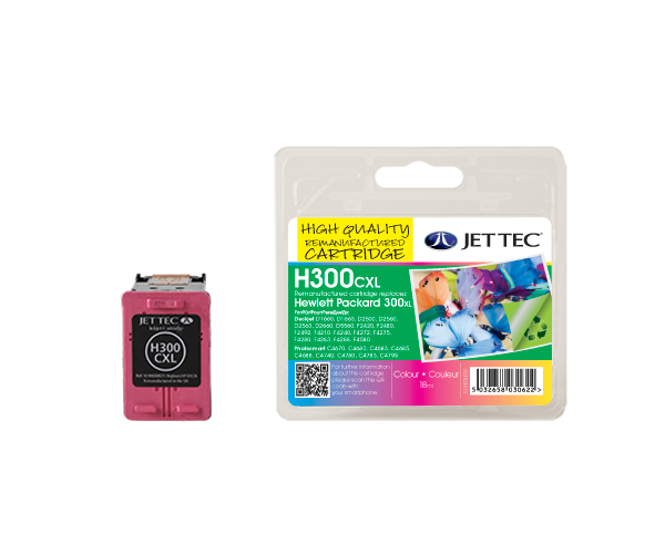 Refilled HP 300XL Colour Ink Cartridge