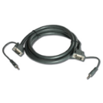 Kramer Electronics 15-pin HD + 3.5mm Audio Cable 15.2 m VGA (D-Sub) + 3.5mm Black