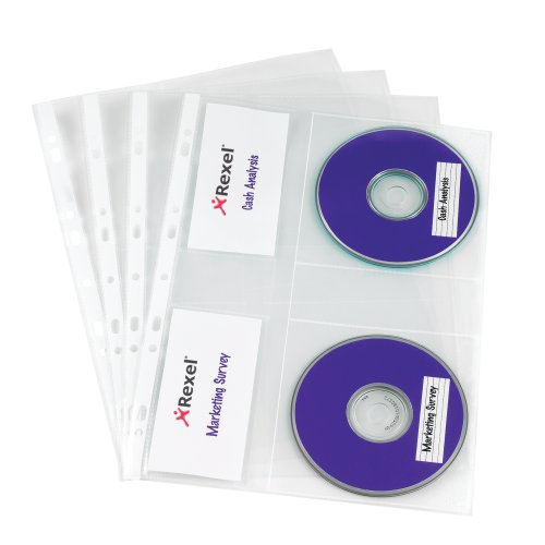 Photos - Accessory Rexel Nyrex™ A4 CD Pocket (5) 2001007 